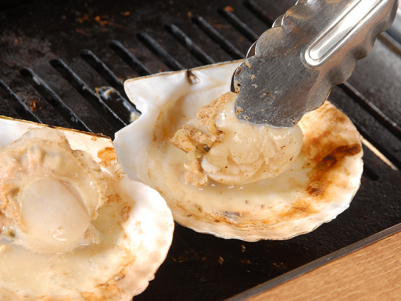 ホタテ・バーベキュー