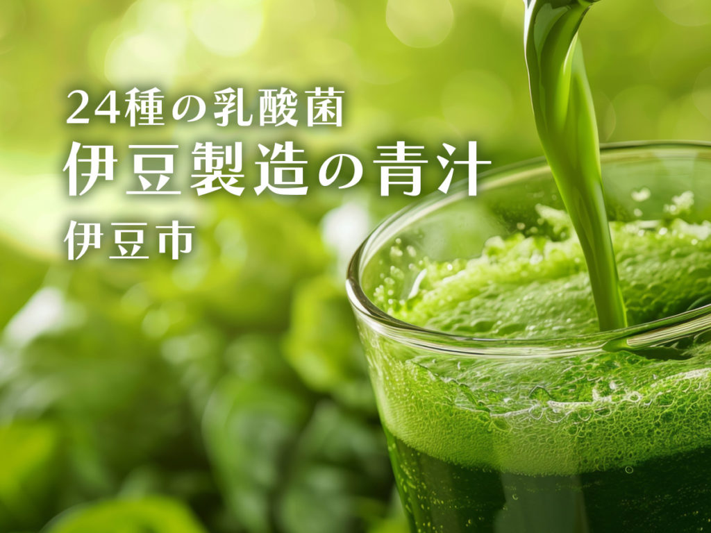 24種の乳酸菌・伊豆製造の青汁