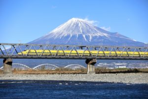 富士山とドクターイエロー