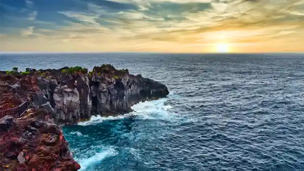 城ヶ崎海岸・夕日