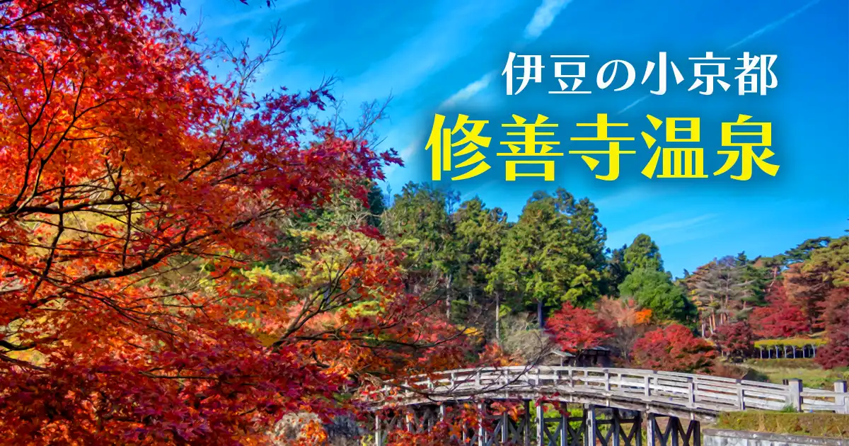 伊豆の小京都・修善寺温泉