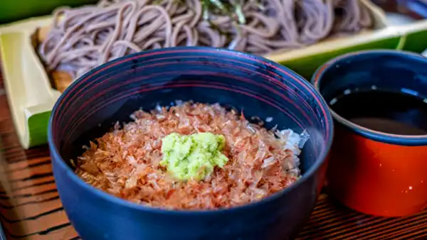 わさび丼と蕎麦
